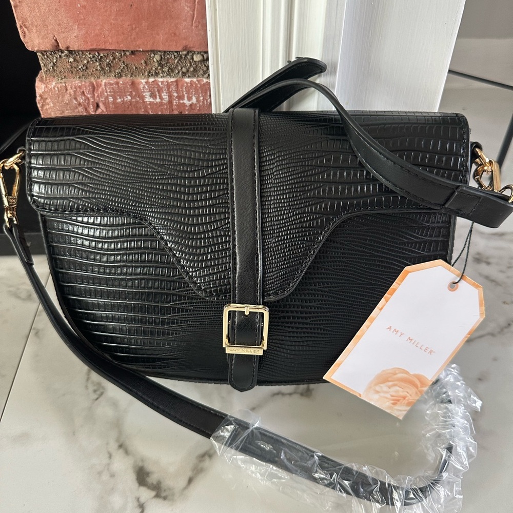 Wanderlust Amy Miller NWT black cross body